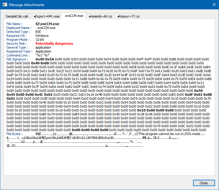 Attachment Information